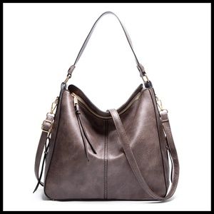 NEW ELVA Hobo Shoulder Bag Crossbody